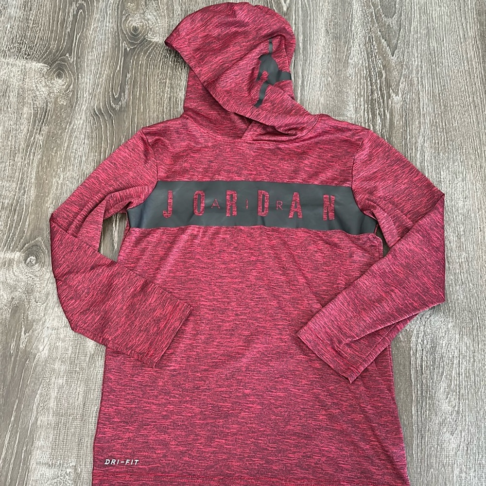 Air Jordan Dri-fit hooded long sleeve